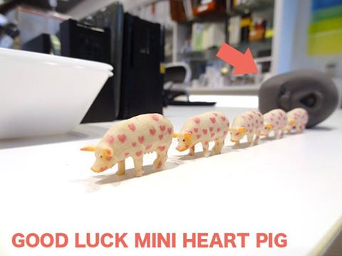 GOOD LUCK MINI HEART PIG